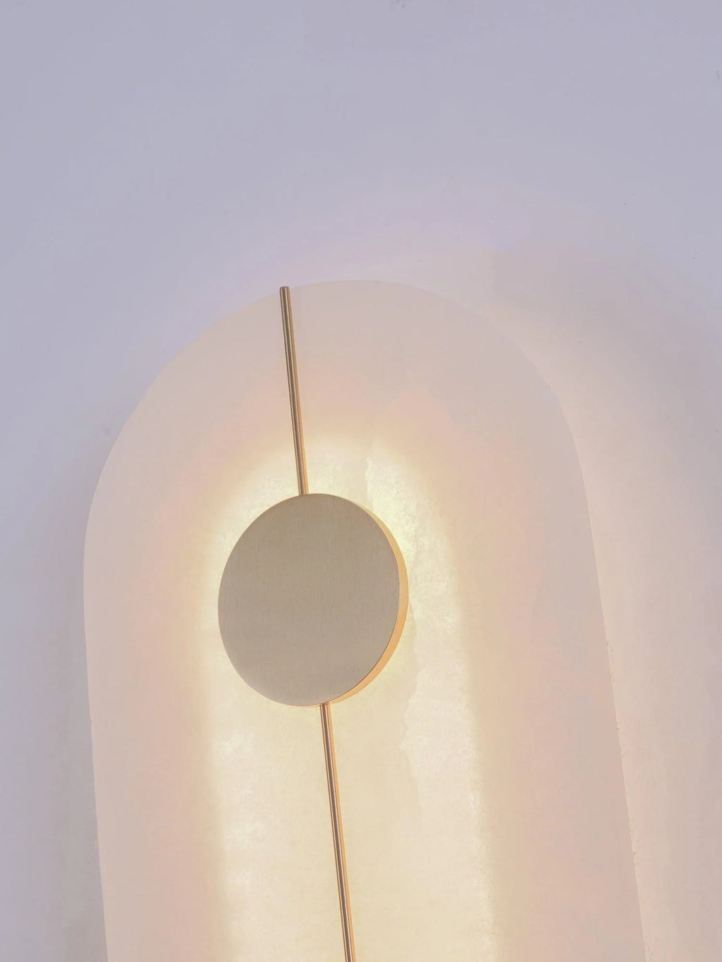 Wall Light | Alabaster & Brass | Integrated LED