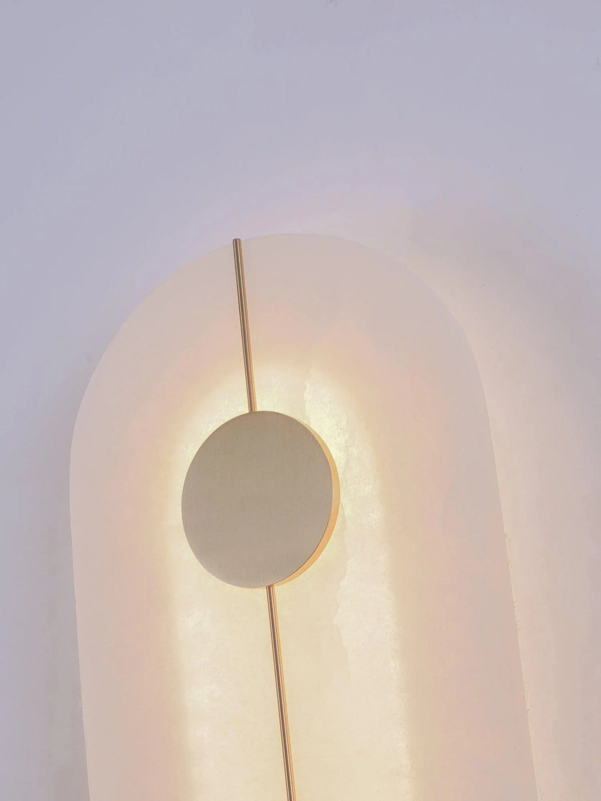 Wall Light | Alabaster & Brass | Integrated LED