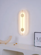 Wall Light | Alabaster & Brass | Integrated LED