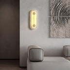 Wall Light | Alabaster & Brass | Integrated LED