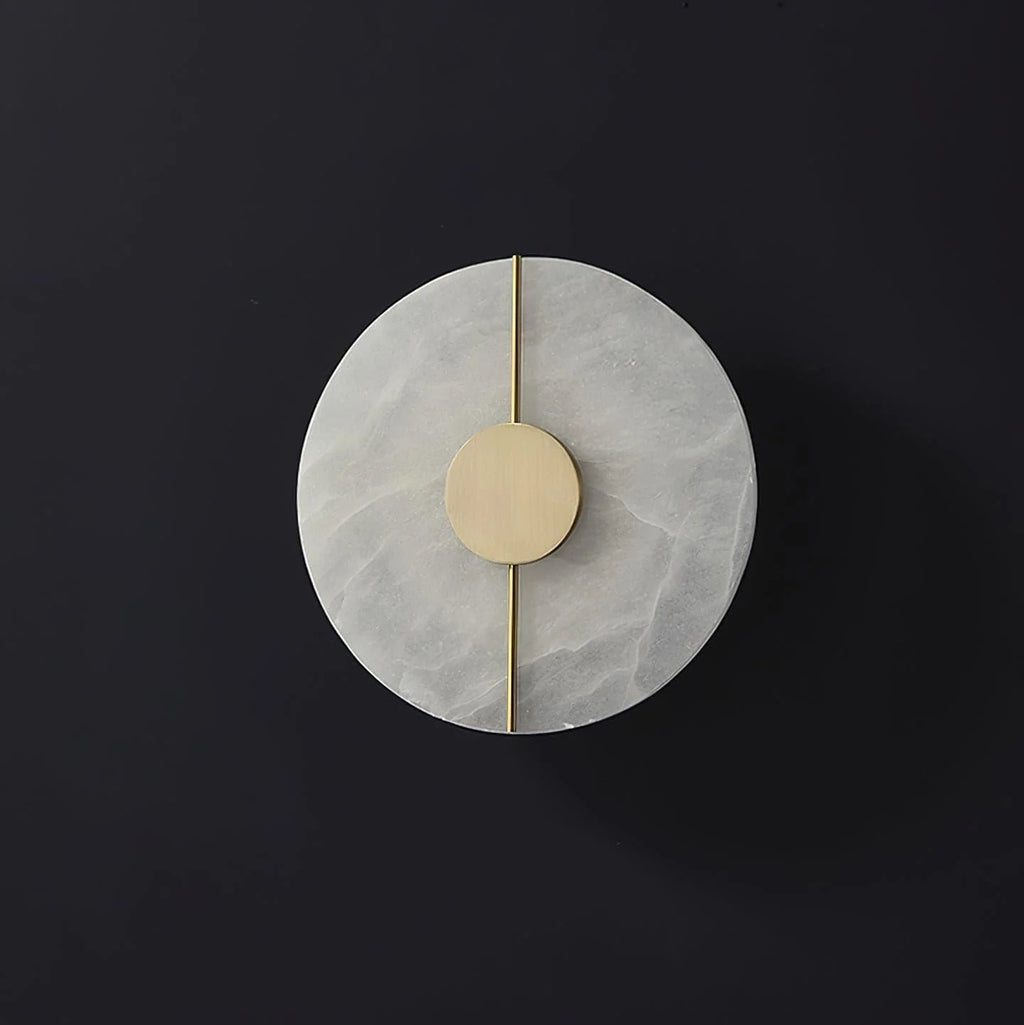 Wall Light | Alabaster & Brass | Integrated LED