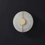Wall Light | Alabaster & Brass | Integrated LED
