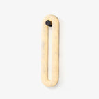 Wall Light | Alabaster Shade & Integrated LED | Black Metal