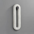 Wall Light | Alabaster Shade & Integrated LED | Black Metal