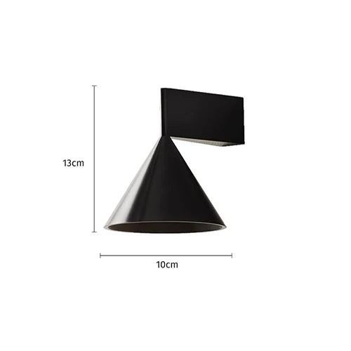 Wall Light | Aluminum Adjustable Cone Head | Dimmable LED Included