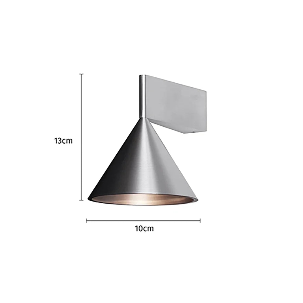 Wall Light | Aluminum Adjustable Cone Head | Dimmable LED Included
