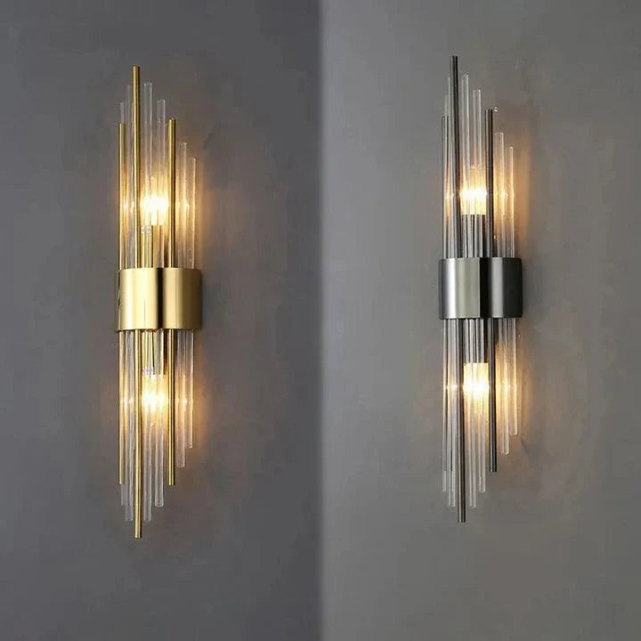 Wall Light | Crystal & Gold Finish | LED Included
