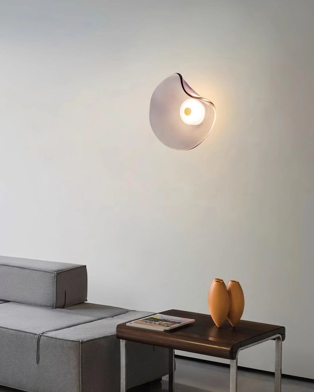 Wall Light | Glass Body & Integrated LED 3000K | 25 cm Diameter