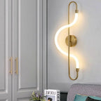 Wall Light | Integrated Warm White LED Iron & Acrylic | Matte Black