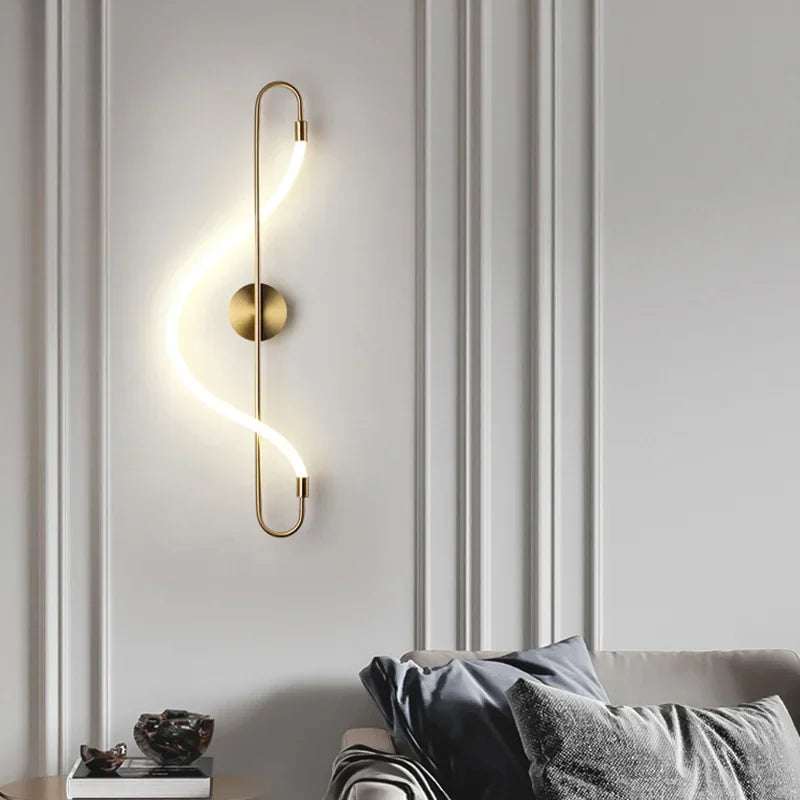 Wall Light | Integrated Warm White LED Iron & Acrylic | Matte Black