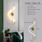 Wall Light | Integrated Warm White LED Iron & Acrylic | Matte Black