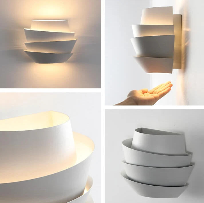 Wall Light | Iron Scandinavian Design & Double Light Points