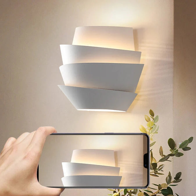 Wall Light | Iron Scandinavian Design & Double Light Points