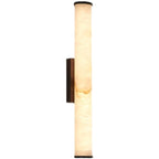 Wall Light | Marble-Effect & Copper Trim | Warm White LED