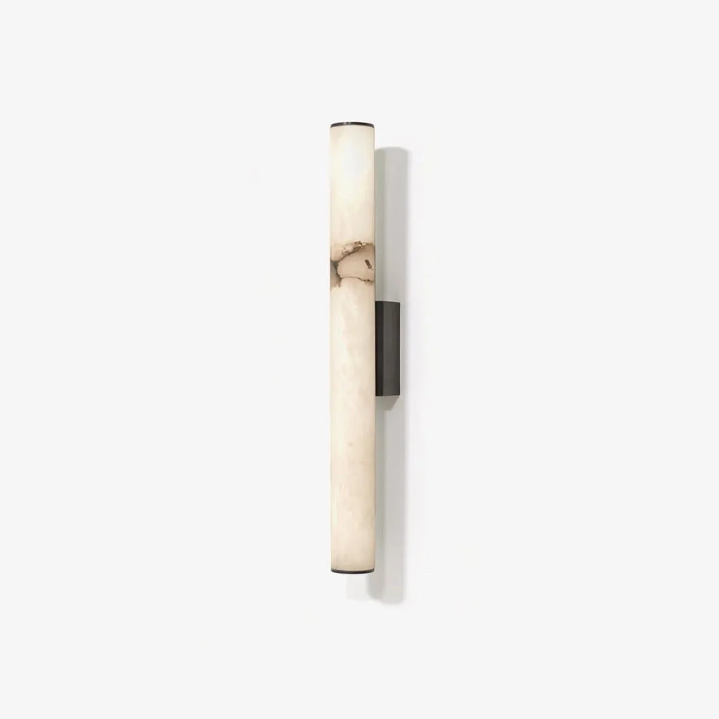 Wall Light | Marble-Effect & Copper Trim | Warm White LED