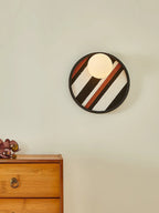 Wall Light | Metal & Fabric Orb | Ø25 cm