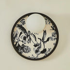 Wall Light | Metal & Fabric Orb | Ø25 cm