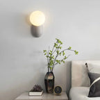 Wall Light | Round Resin & Glass Dimmable & Three-Color
