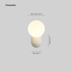 Wall Light | Round Resin & Glass Dimmable & Three-Color