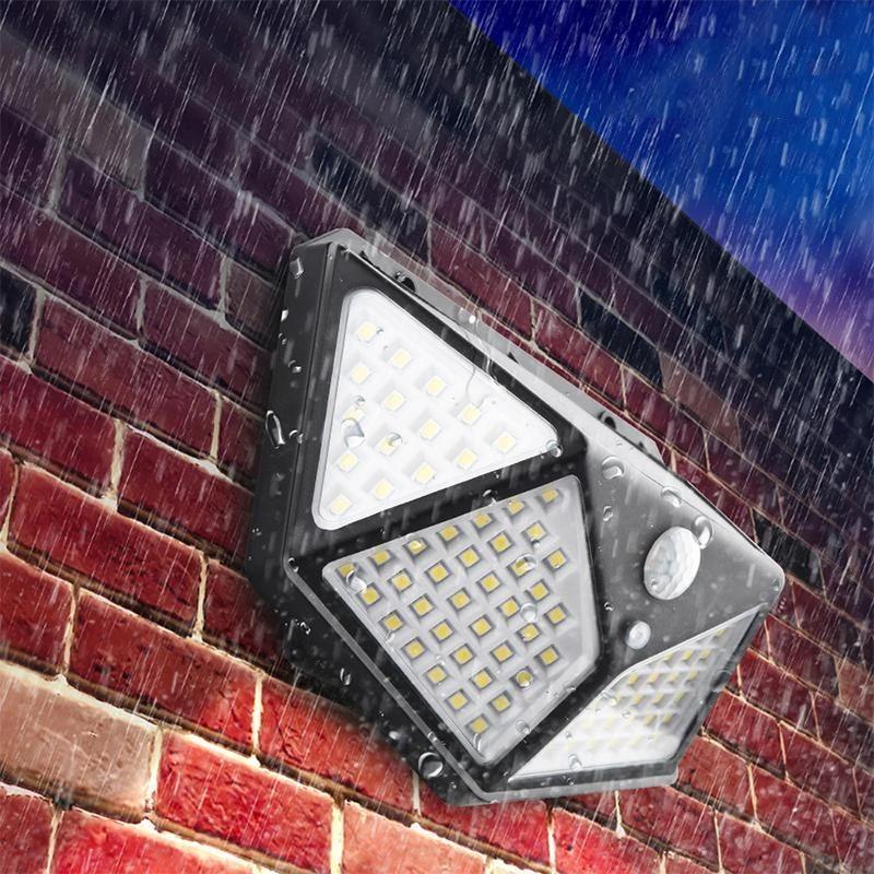 Wall Light | Solar & Motion Sensor | 100 LEDs