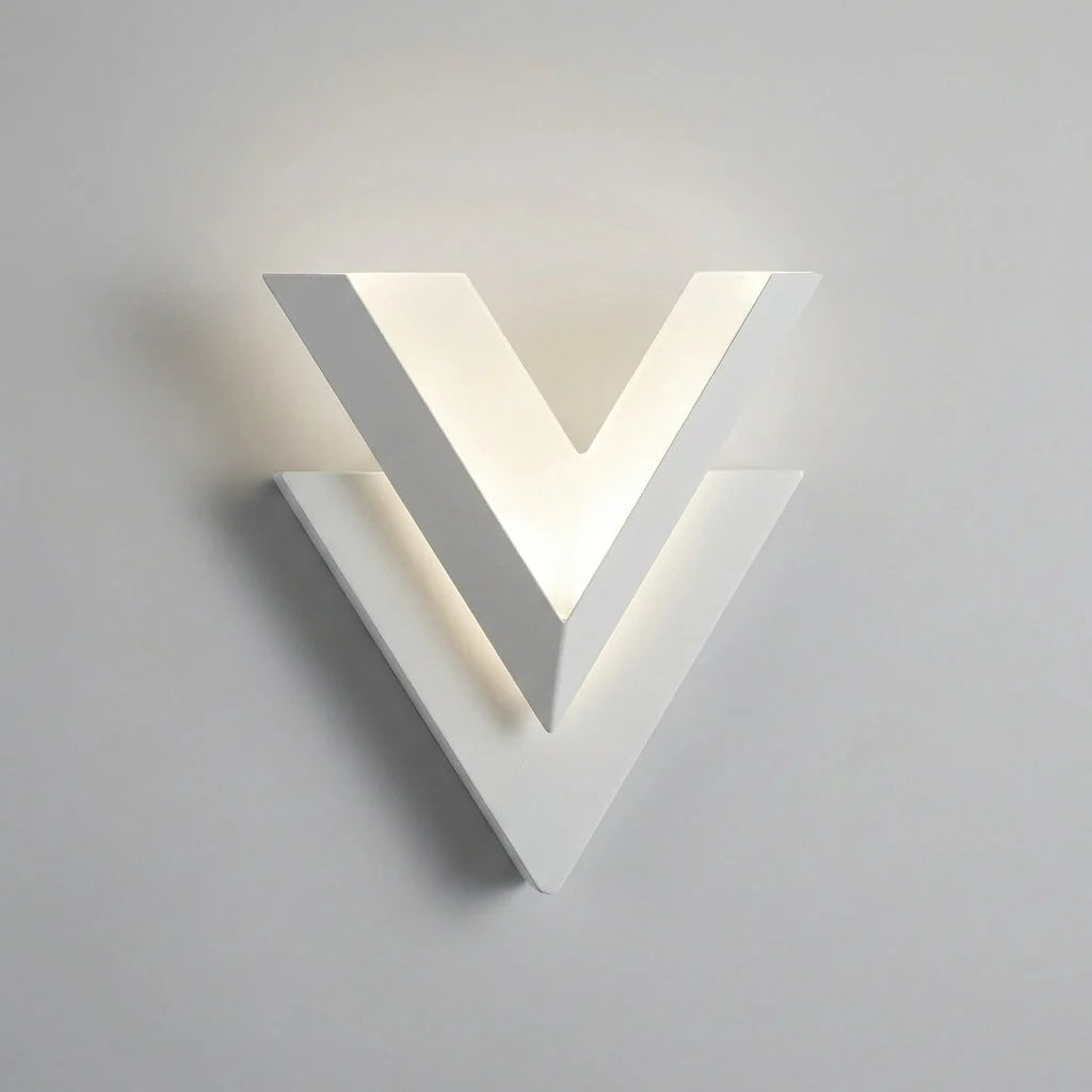 Wall Light | V-Shaped Dual-Layer LED | Vertical Or Horizontal Mounting