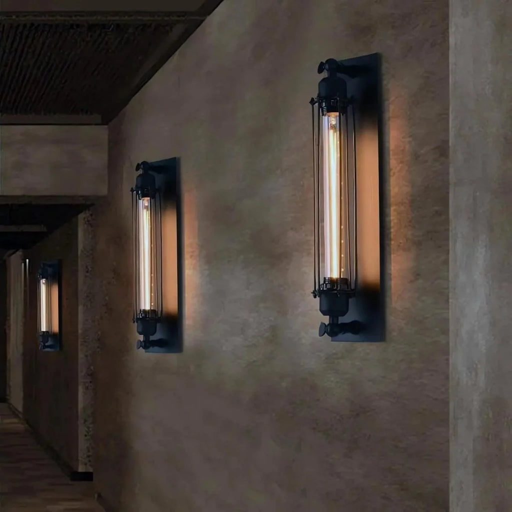 Wall Light | Vintage LED Design & Warm Light | 45 x 15 cm