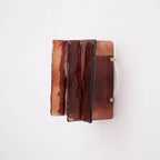 Wall Light | Wine-Red Glass & Gold Metal | Ceiling & Wall Mount