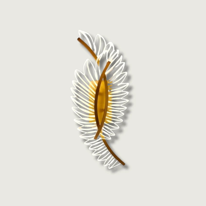 Wall Light | Wing-Shaped LED Gold Finish