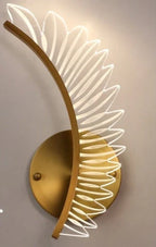 Wall Light | Wing-Shaped LED Gold Finish