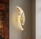 Wall Light | Wing-Shaped LED Gold Finish