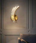 Wall Light | Wing-Shaped LED Gold Finish
