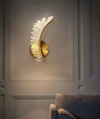 Wall Light | Wing-Shaped LED Gold Finish
