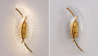 Wall Light | Wing-Shaped LED Gold Finish