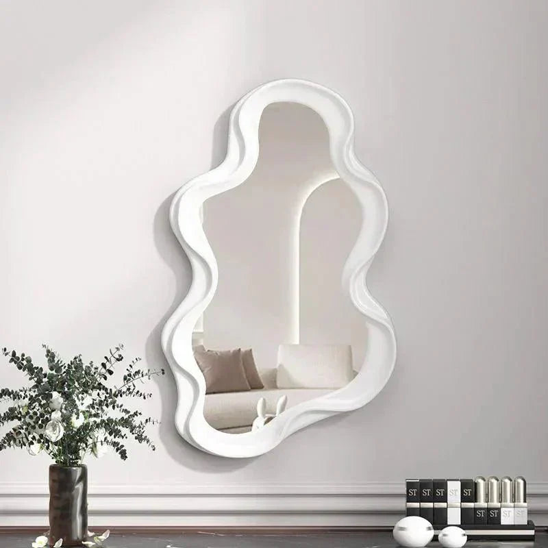 Wall Mirror | Cloud-Shaped & Durable ABS | 26 x 41 cm