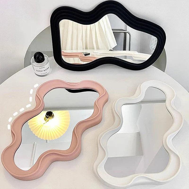 Wall Mirror | Cloud-Shaped & Durable ABS | 26 x 41 cm