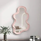 Wall Mirror | Cloud-Shaped & Durable ABS | 26 x 41 cm