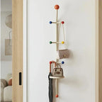 Wall-Mounted Coat Rack | Nordic Design & Powder-Coated Iron | 18 x 113 cm