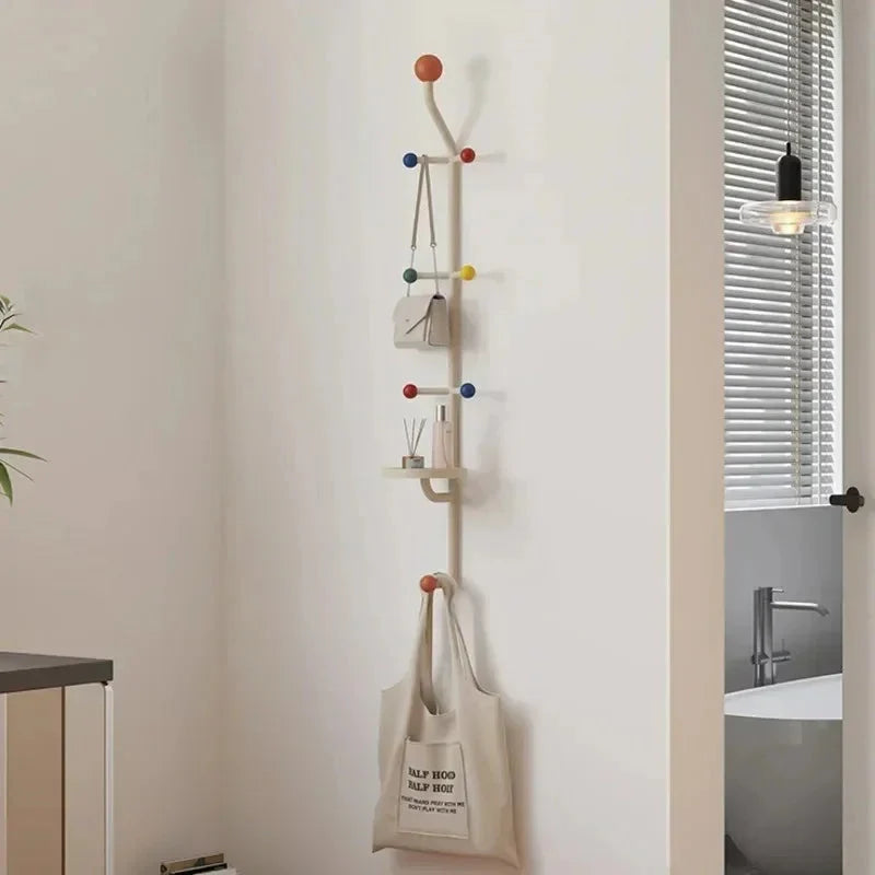 Wall-Mounted Coat Rack | Nordic Design & Powder-Coated Iron | 18 x 113 cm