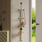Wall-Mounted Coat Rack | Nordic Design & Powder-Coated Iron | 18 x 113 cm