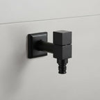 Wall-Mounted Faucet | Matte Black & Solid Brass | G1/2 Connection