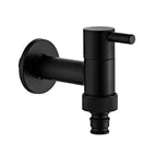 Wall-Mounted Faucet | Matte Black & Solid Brass | G1/2 Connection