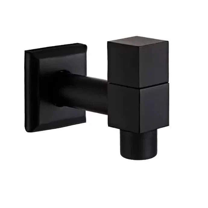 Wall-Mounted Faucet | Matte Black & Solid Brass | G1/2 Connection