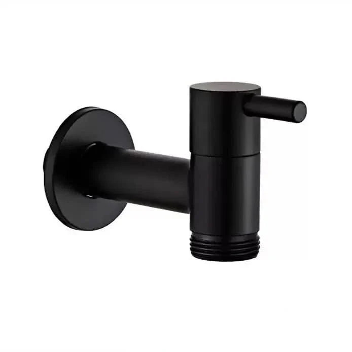 Wall-Mounted Faucet | Matte Black & Solid Brass | G1/2 Connection