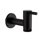 Wall-Mounted Faucet | Matte Black & Solid Brass | G1/2 Connection