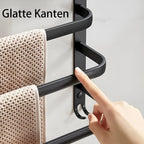Wall-Mounted Towel Rack | 3-Tier Rust-Resistant Aluminum