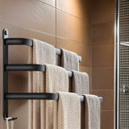 Wall-Mounted Towel Rack | 3-Tier Rust-Resistant Aluminum