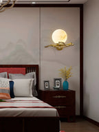 Wall Sconce | Alabaster Shade & Brass Body | Ø 30 cm