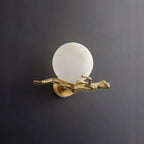 Wall Sconce | Alabaster Shade & Brass Body | Ø 30 cm