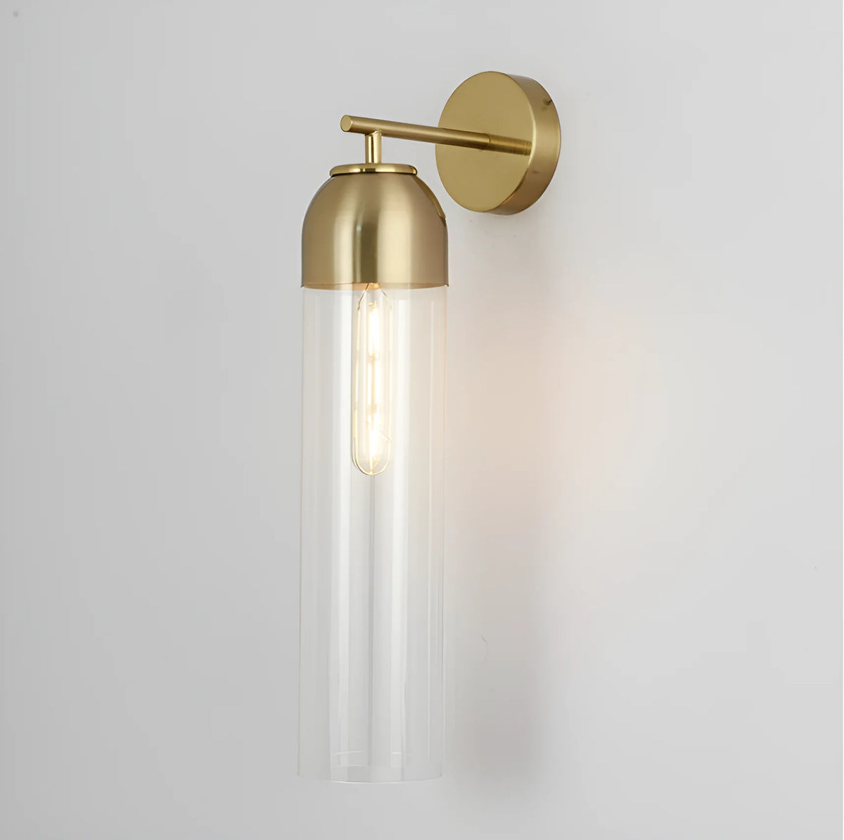 Wall Sconce | Art Glass & Metal | 10 x 48 cm