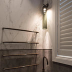 Wall Sconce | Art Glass & Metal | 10 x 48 cm